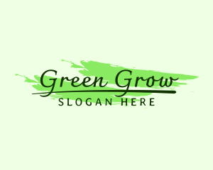 Green Fashion Cosmetics logo design