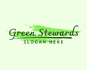 Green Fashion Cosmetics logo design