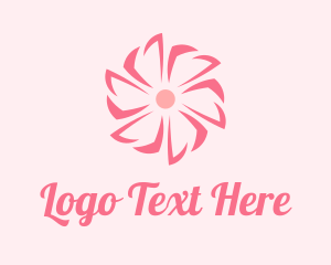 Pink Beauty Flower  logo