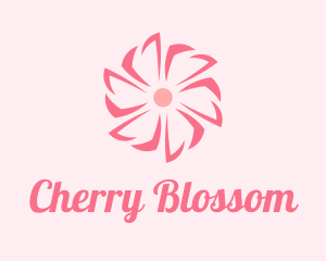 Pink Beauty Flower  logo design