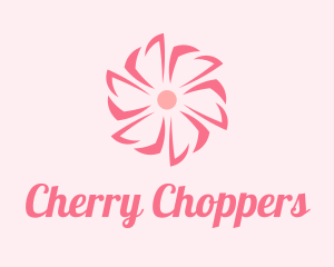 Pink Beauty Flower  logo design