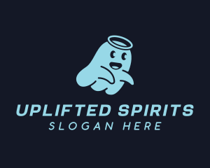 Ghost Halo Spirit logo design