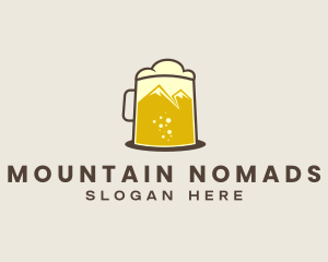 Outdoor Mountain Beer  logo design