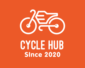 Modern Orange Bike logo