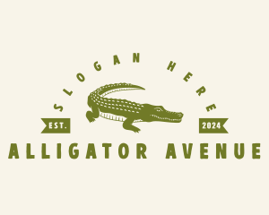 Jungle Wild Crocodile logo