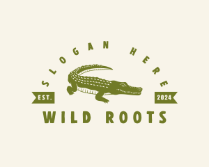 Jungle Wild Crocodile logo