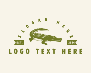 Jungle - Jungle Wild Crocodile logo design