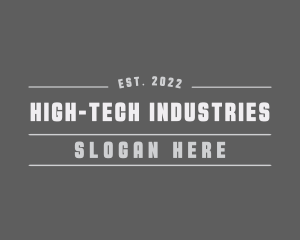 Retro Industrial Firm logo