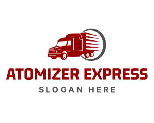 Express Delivery Truck logo design