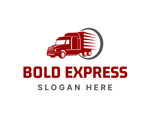 Express Delivery Truck logo design