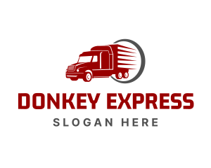 Express Delivery Truck logo design