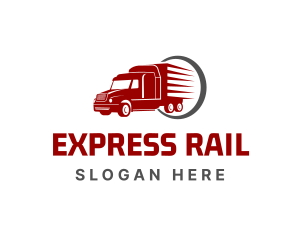 Express Delivery Truck logo design