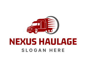 Express Delivery Truck logo design