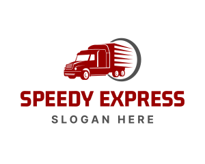 Express Delivery Truck logo design