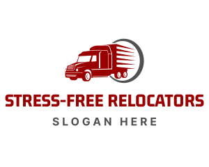 Express Delivery Truck logo design