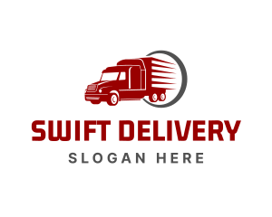 Express Delivery Truck logo design