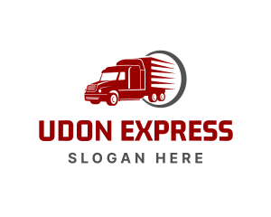 Express Delivery Truck logo design