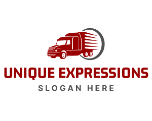 Express Delivery Truck logo design