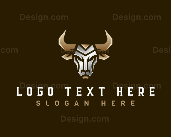 Premium Bull Horn Logo