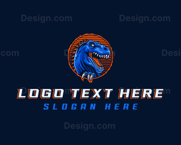 Jurassic Dinosaur Tyrannosaurus Logo