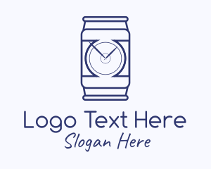 Beer Time Line Art logo