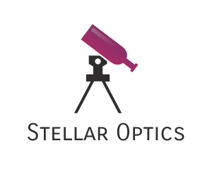 Wine Bottle Telescope logo