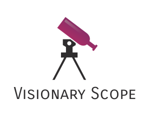 Wine Bottle Telescope logo