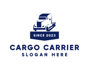 Truck Cargo Transport logo design