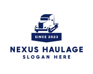 Truck Cargo Transport logo design