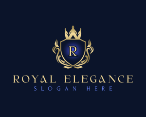 Crest Royal Crown logo design