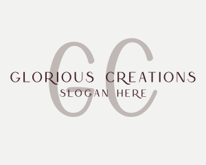 Feminine Beauty Salon Cosmetics logo design