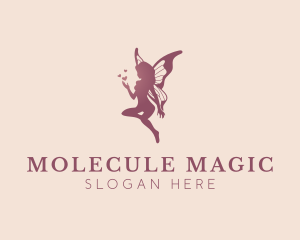 Magical Flying Fairy logo design