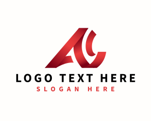 Modern Business Letter A logo