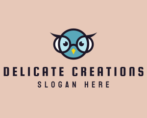 Owl Optical Glasses logo design