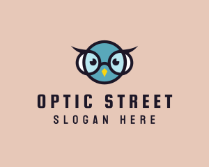 Owl Optical Glasses logo design