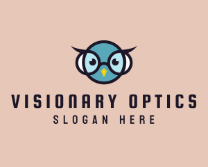 Owl Optical Glasses logo design