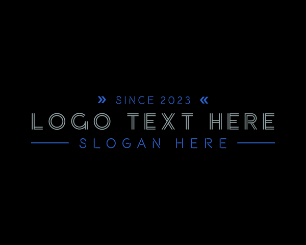 Typography logo example 4