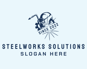 Cog Mechanic Welder logo design