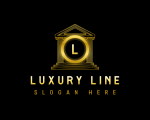 Luxury Column Pillar logo design