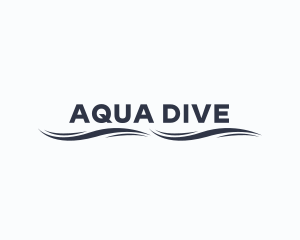 Aqua Wave Business logo design