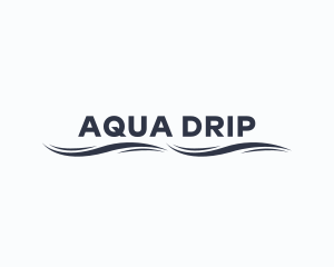 Aqua Wave Business logo design