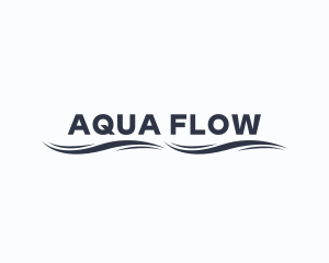 Aqua Wave Business logo design