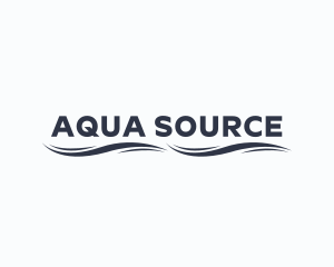 Aqua Wave Business logo design