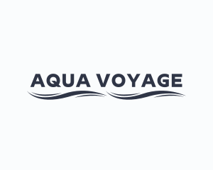 Aqua Wave Business logo design