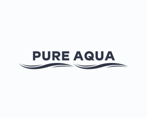 Aqua Wave Business logo design