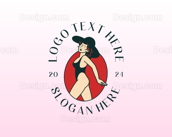 Sexy Woman Body Logo