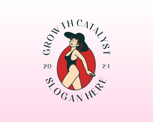 Sexy Woman Body Logo