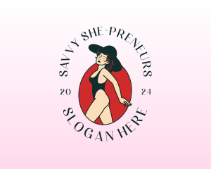 Sexy Woman Body Logo