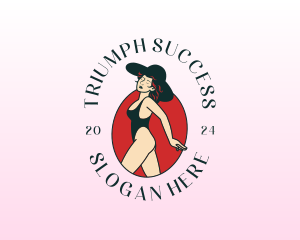 Sexy Woman Body Logo