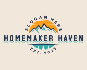 Mountain Outdoor Adventure Logo